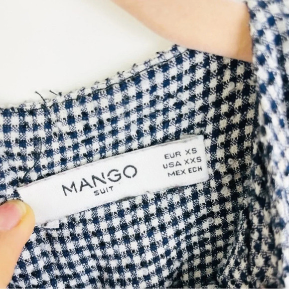 MANGO Gingham Halter Twist Top Size XXS‎ - Picture 5 of 7